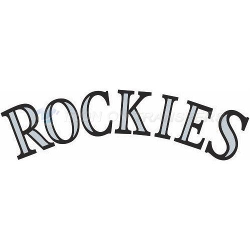 Colorado Rockies Iron-on Stickers (Heat Transfers)NO.1562
